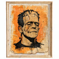 Classic Monster Halloween art print framed