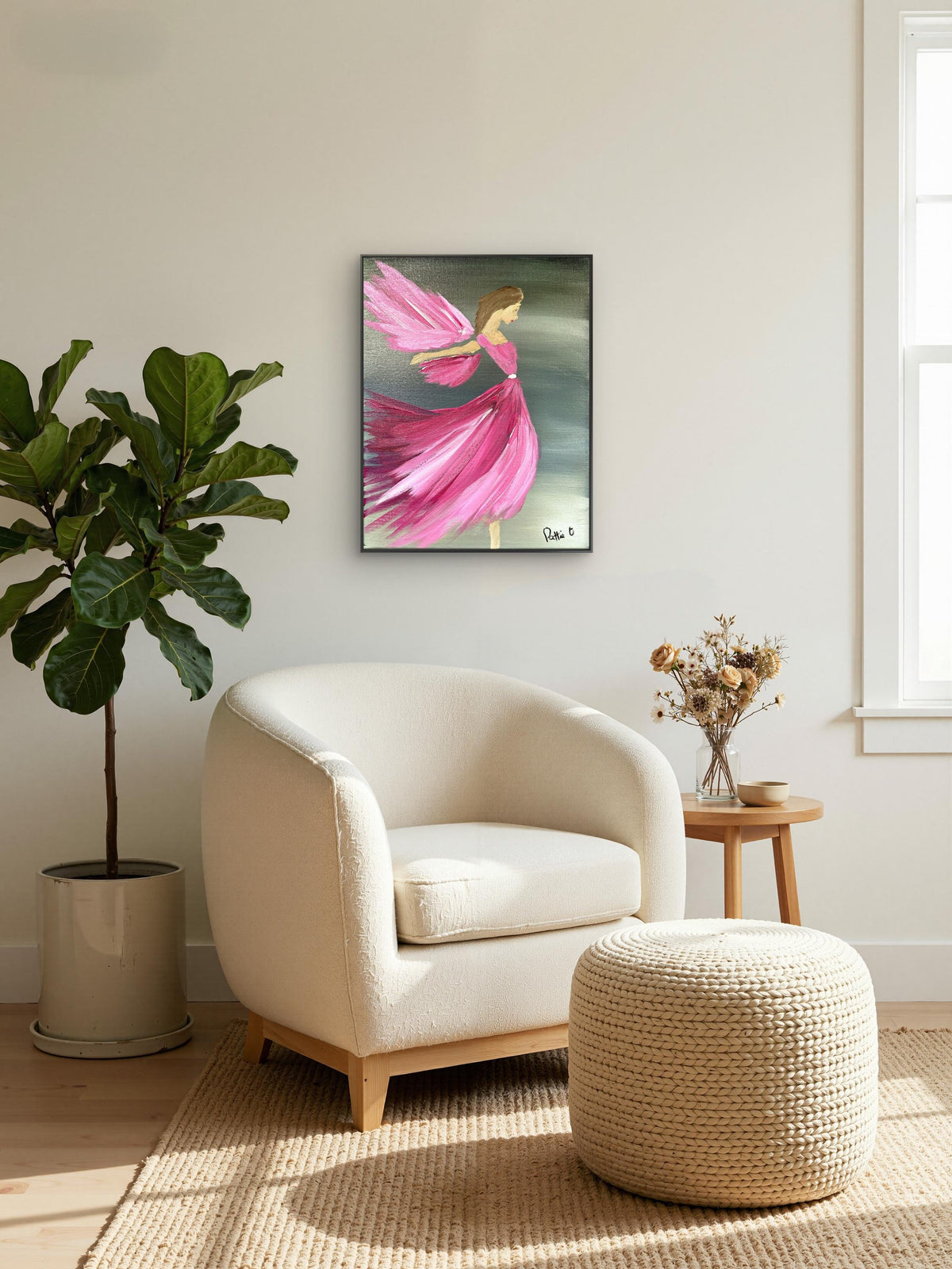 Drifting Grace original painting by Pattie Overcash