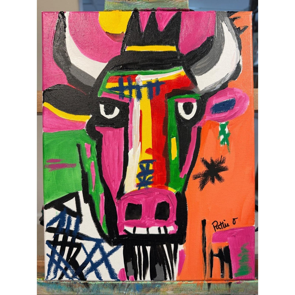 Crowned original painting by Pattie Overcash