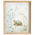 Baby Turtle animal art print framed