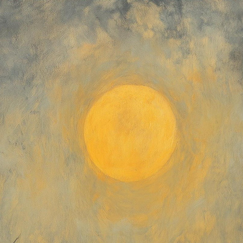 Moonlit Cat winter art print close-up detail