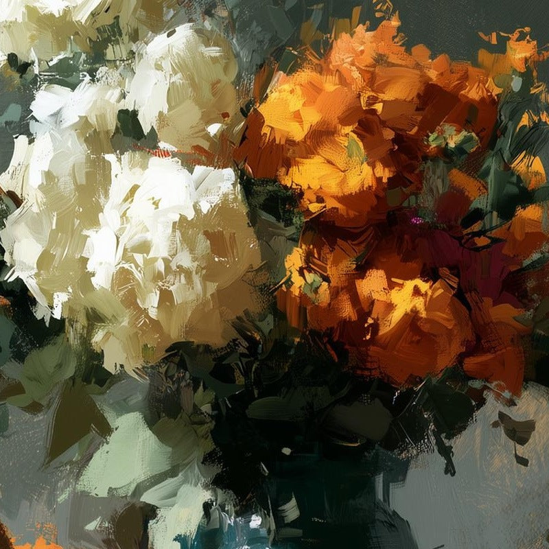 Thanksgiving Still Life fall art print close-up detail