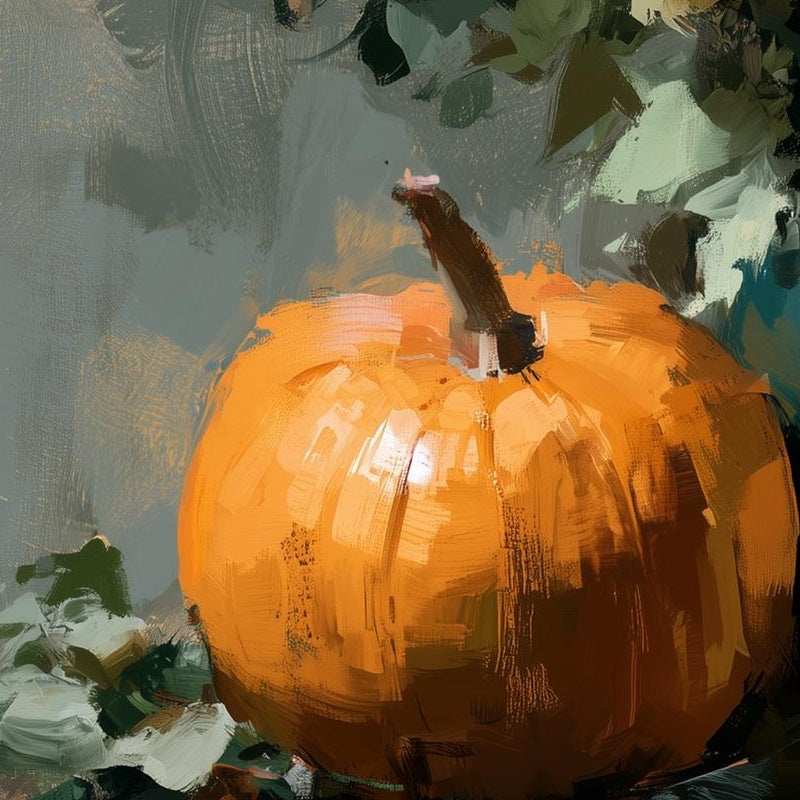 Thanksgiving Still Life fall art print close-up detail