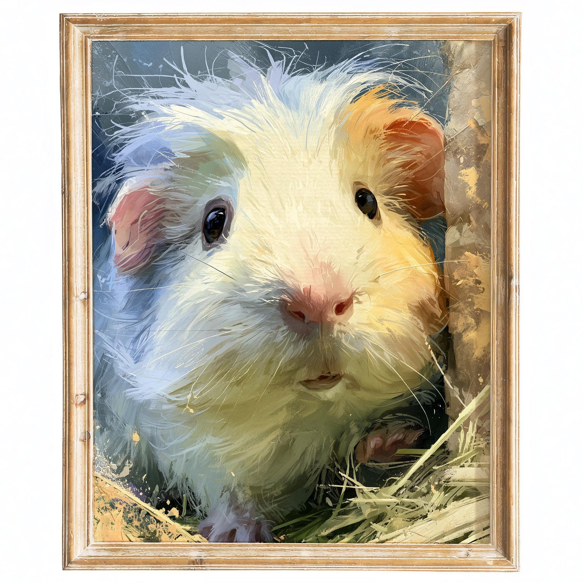 Guinea Pig animal art print framed