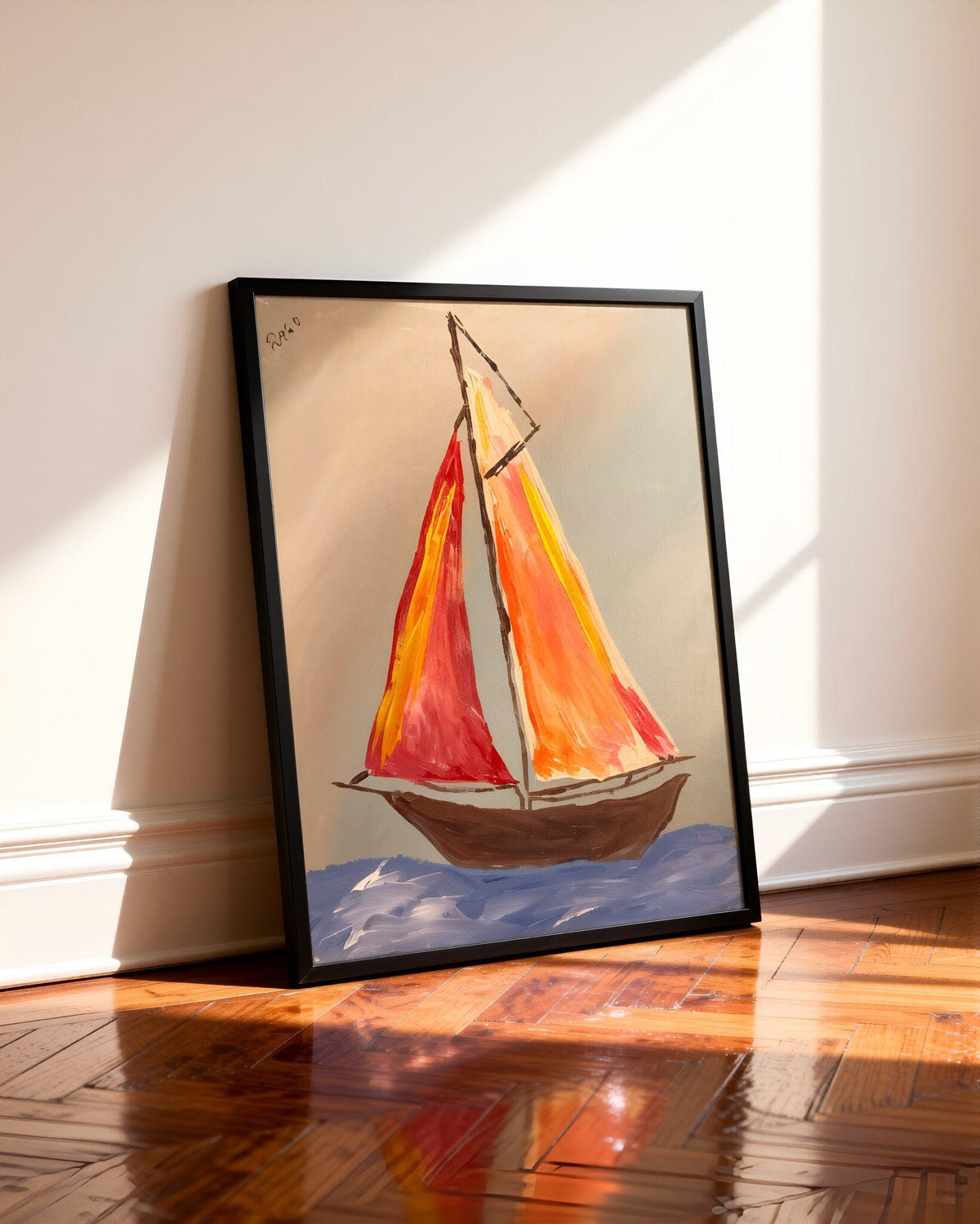 Sailing Home original painting by Pattie Overcash