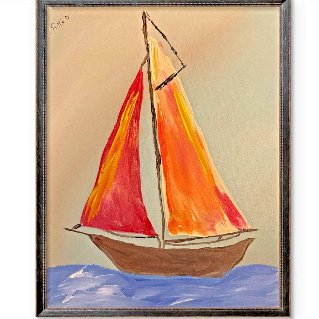 Sailing Home original painting by Pattie Overcash