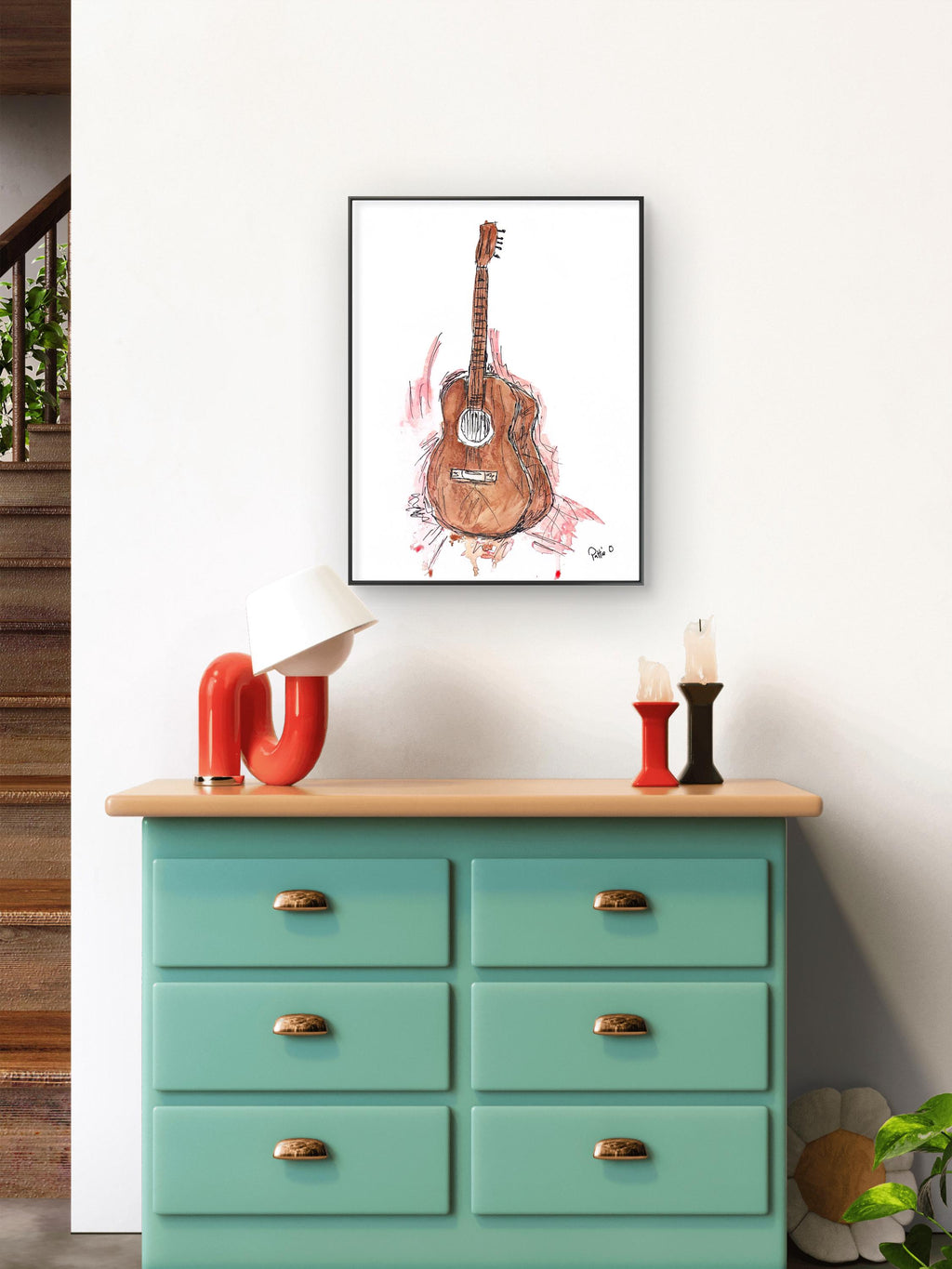 Acoustic Dreams original painting by Pattie Overcash