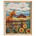 Ranch Horse animal art print framed