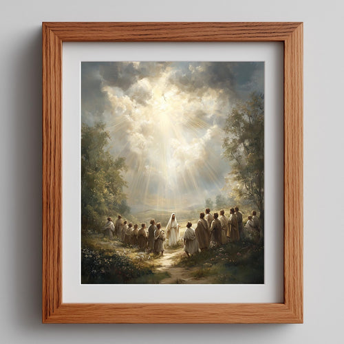 Ascension faith art print framed