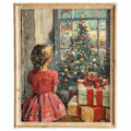 Christmas Morning Christmas art print framed