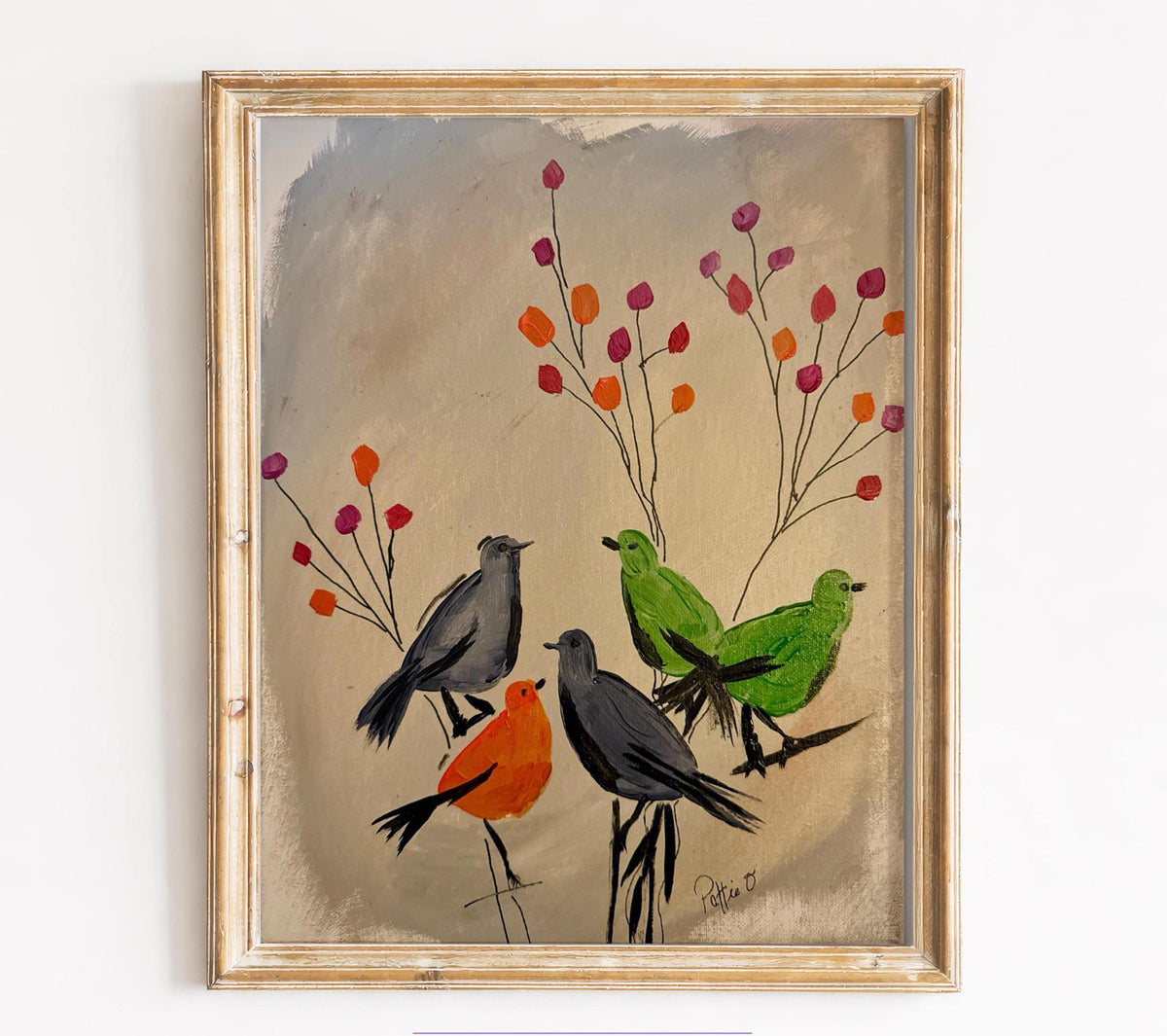 The Committee original painting by Pattie Overcash