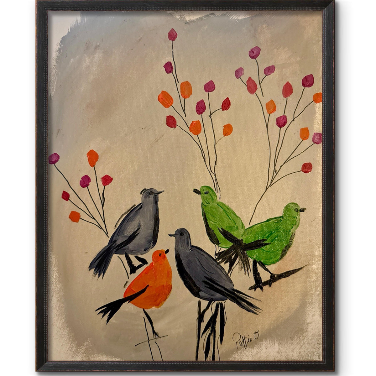 The Committee original painting by Pattie Overcash
