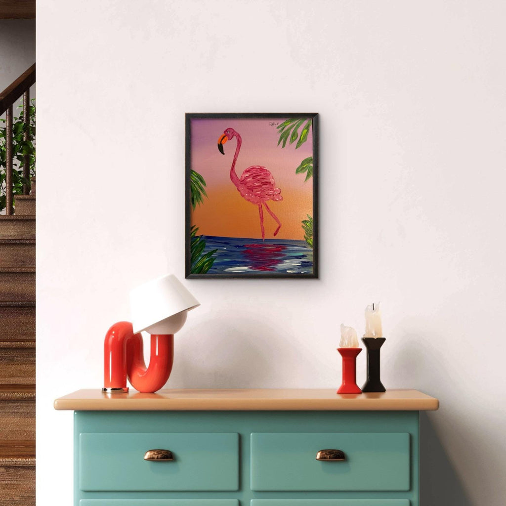 Sunset Strut original painting by Pattie Overcash