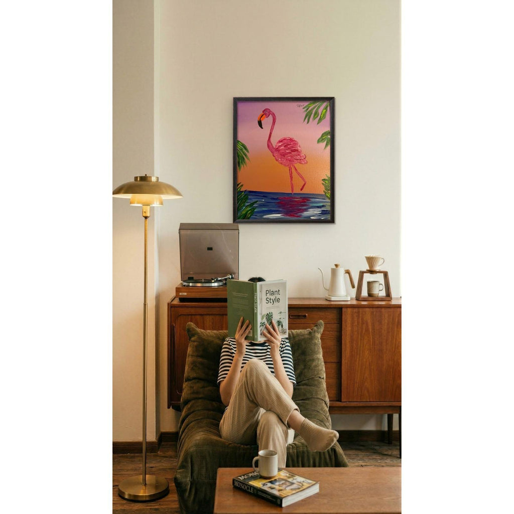 Sunset Strut original painting by Pattie Overcash
