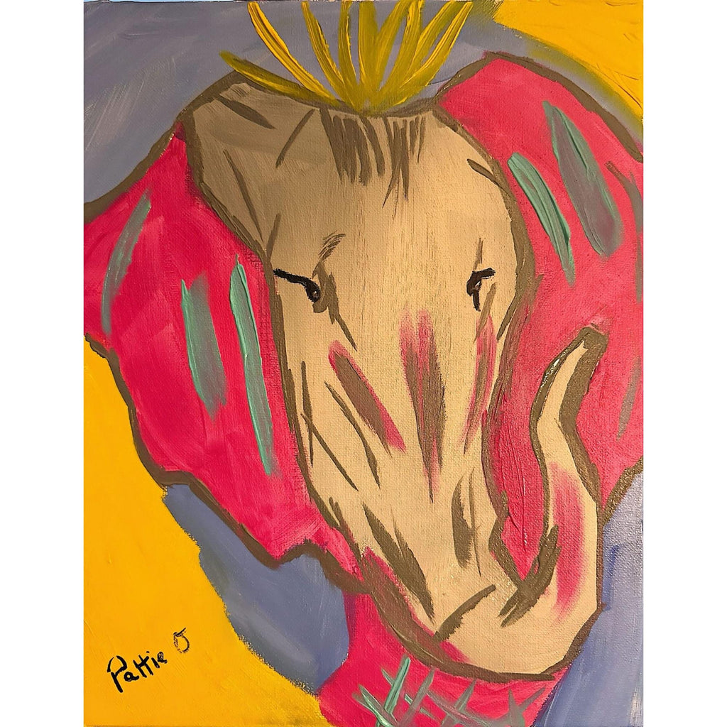 Elephant Dreams original painting by Pattie Overcash
