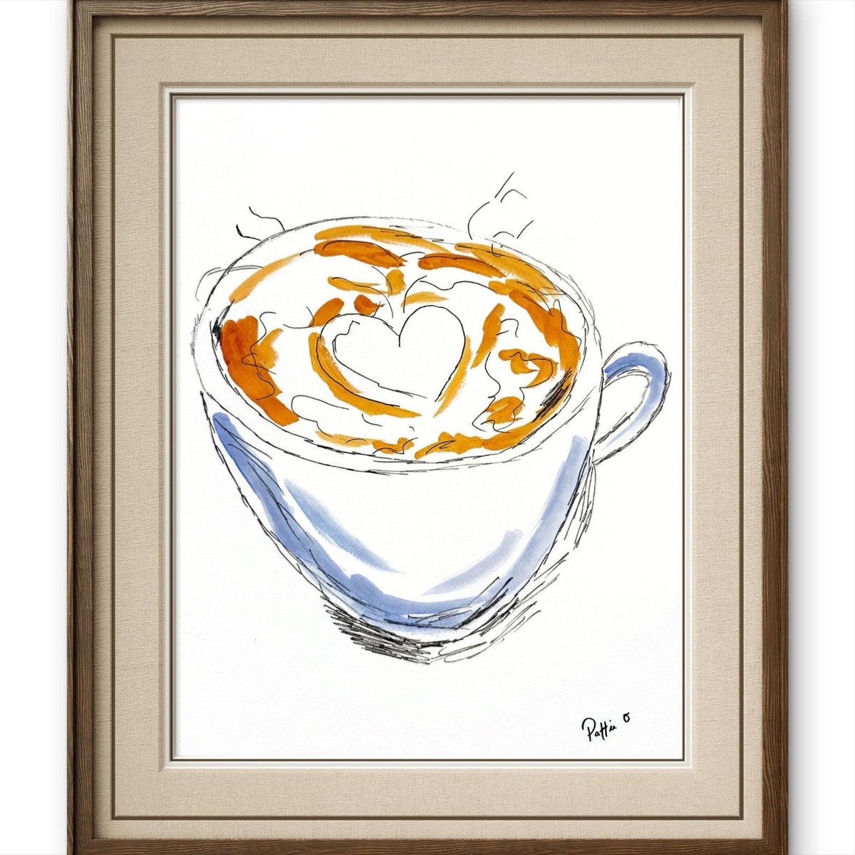 Morning Ritual original painting by Pattie Overcash
