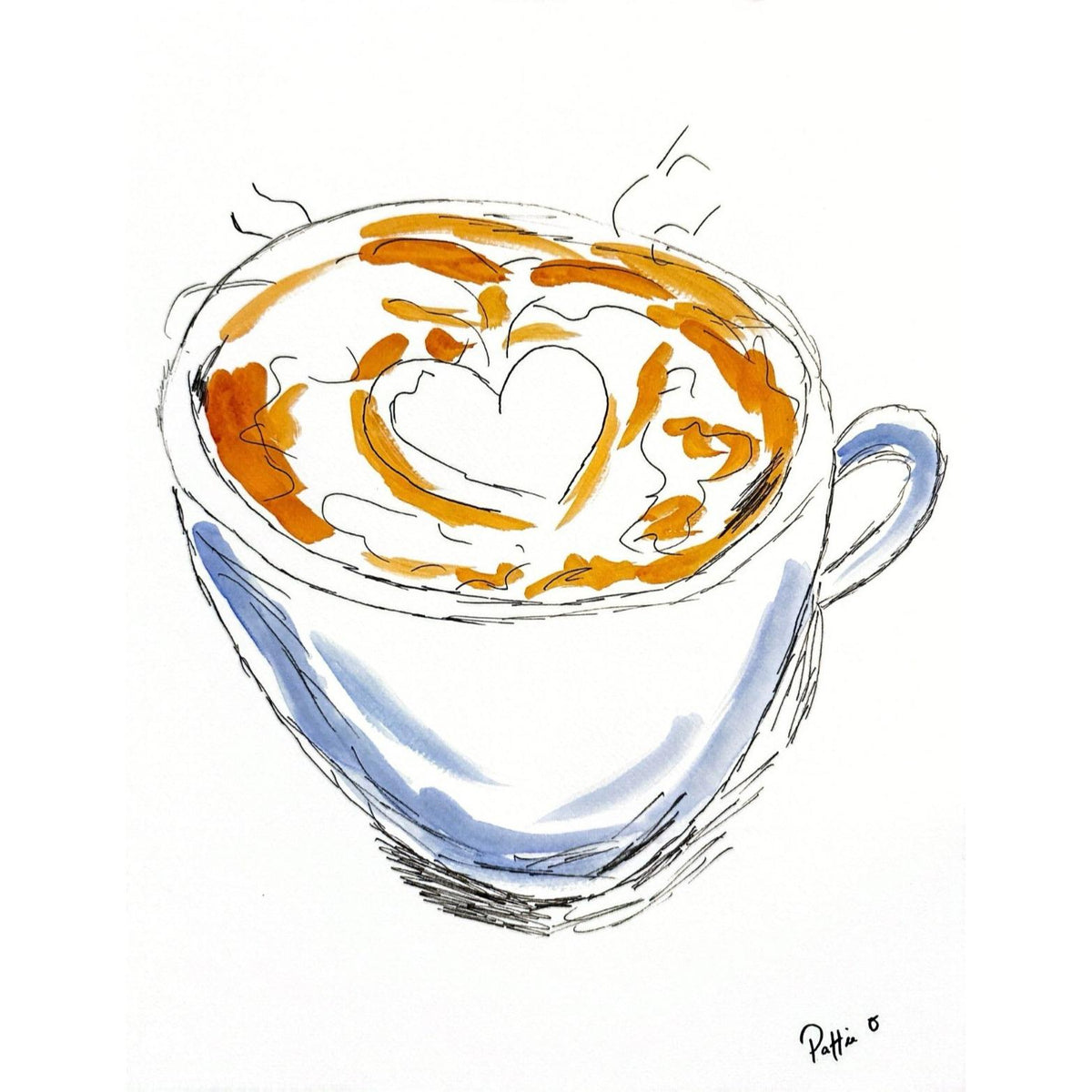 Morning Ritual original painting by Pattie Overcash