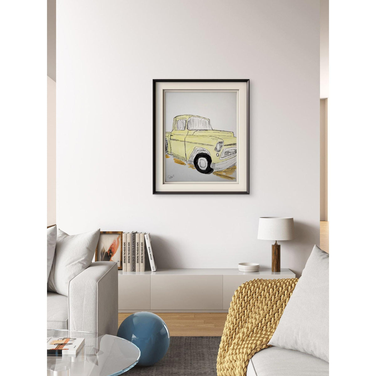 The Old Pickup original painting by Pattie Overcash
