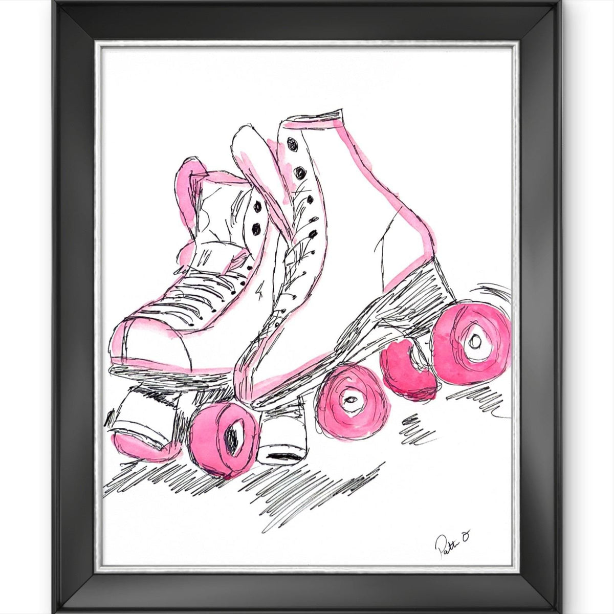 Saturday Night Skate original painting by Pattie Overcash