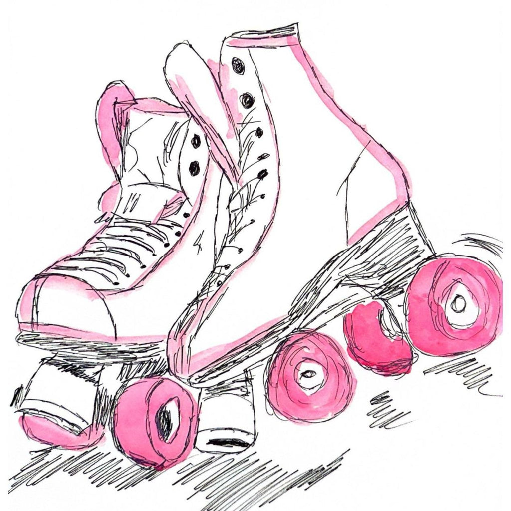 Saturday Night Skate original painting by Pattie Overcash