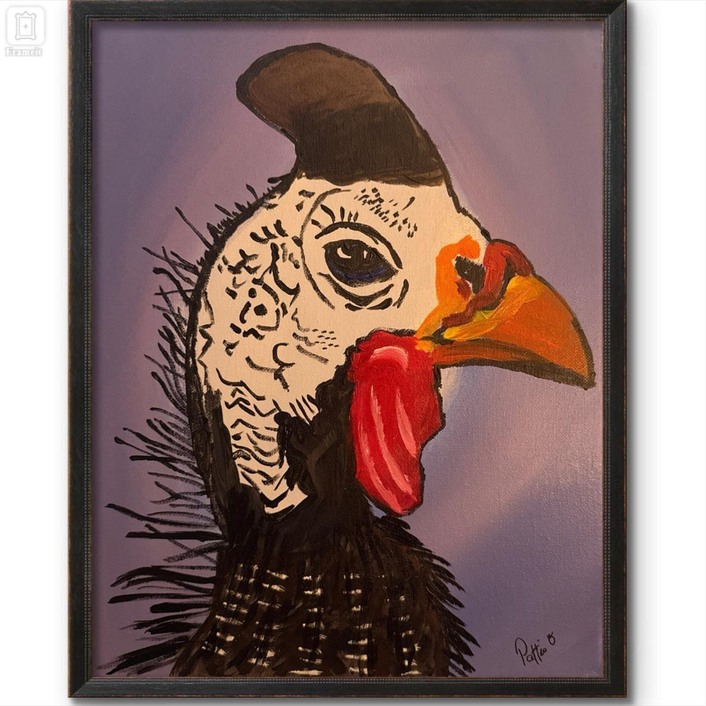 Suspicious Character original painting by Pattie Overcash