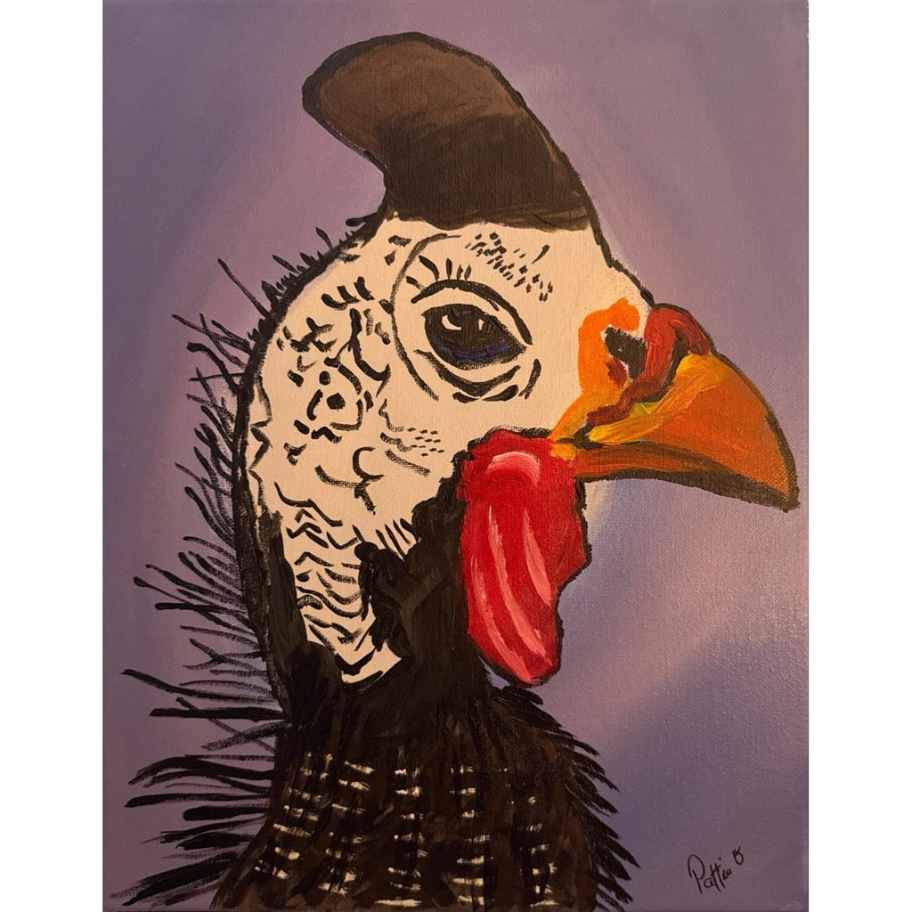 Suspicious Character original painting by Pattie Overcash