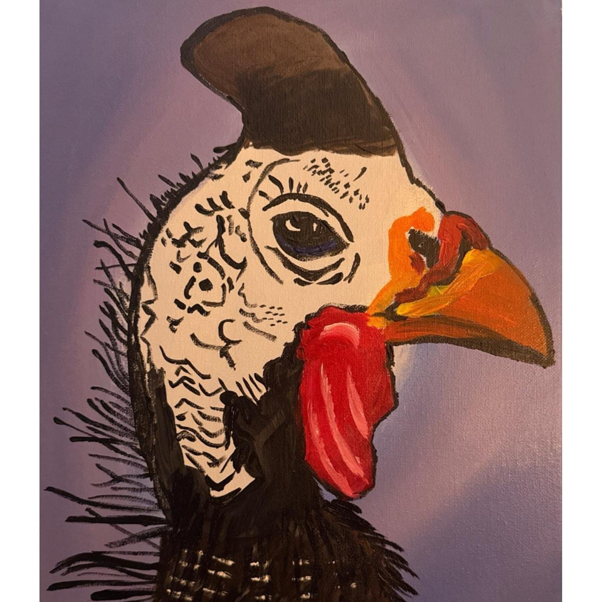 Suspicious Character original painting by Pattie Overcash