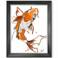 Koi in Motion original painting by Pattie Overcash