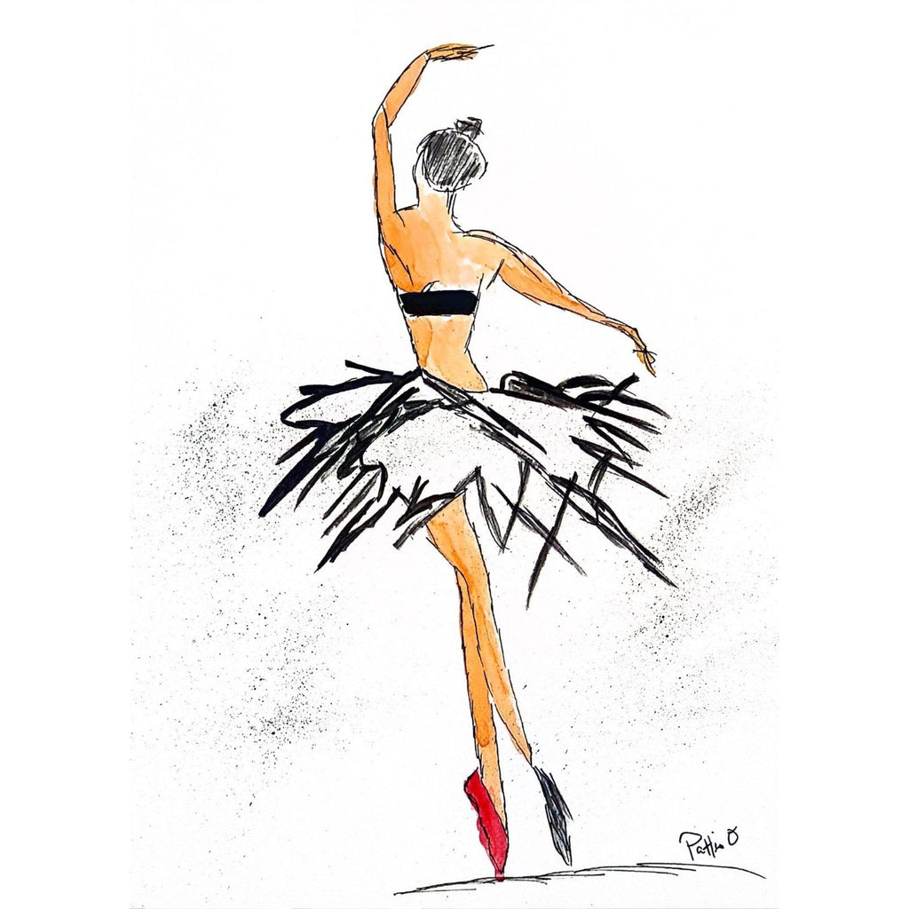 The Red Shoe original painting by Pattie Overcash