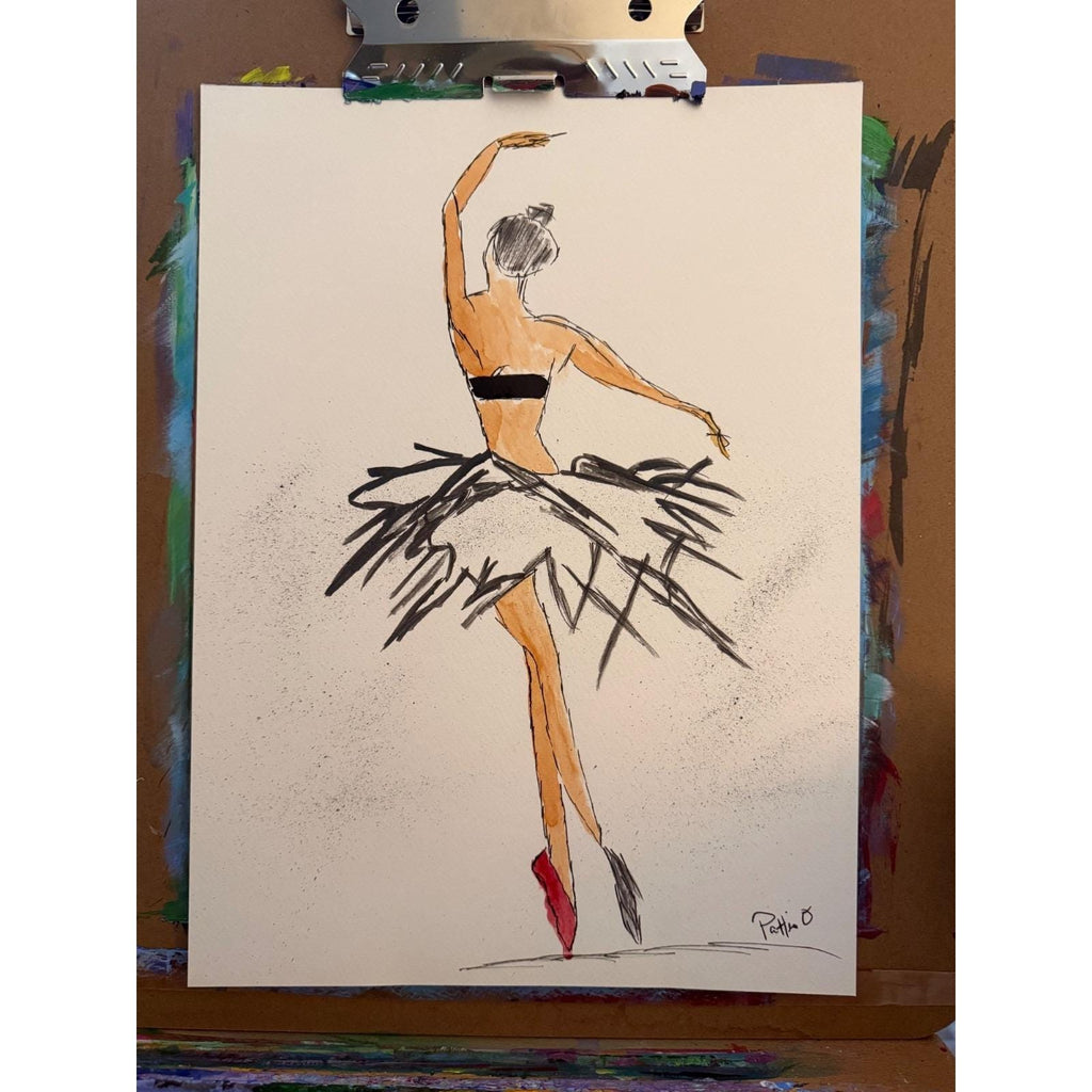 The Red Shoe original painting by Pattie Overcash