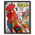 Coop CEO original painting by Pattie Overcash