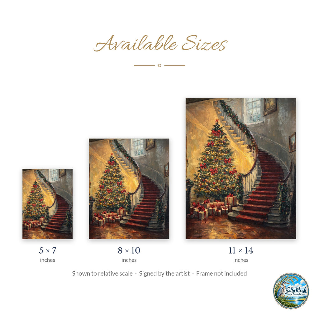 Grand Staircase art print size guide: 5x7, 8x10 and 11x14