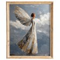 Heavenly Angel faith art print framed