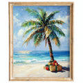 Palm Gifts Christmas art print framed